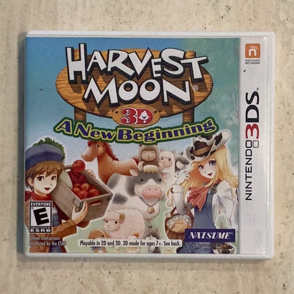 Harvest Moon 3D A New Beginning Nintendo 3DS Game Complete - Picture 1 of 11